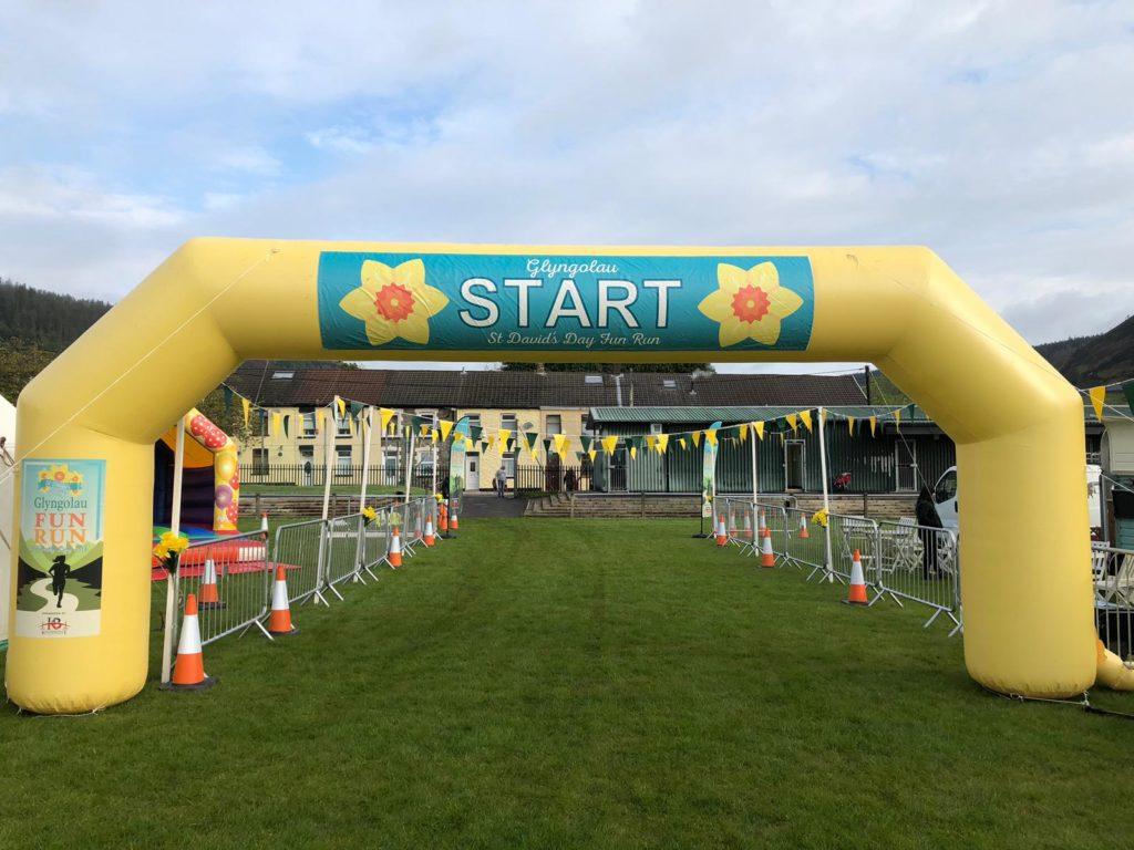 event start inflatable arch