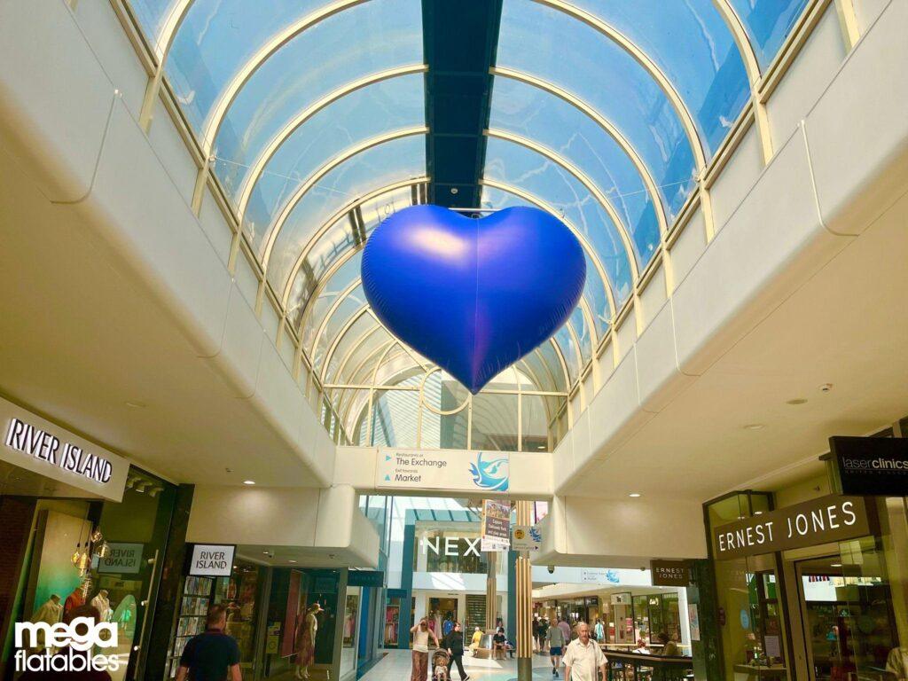 blue love heart