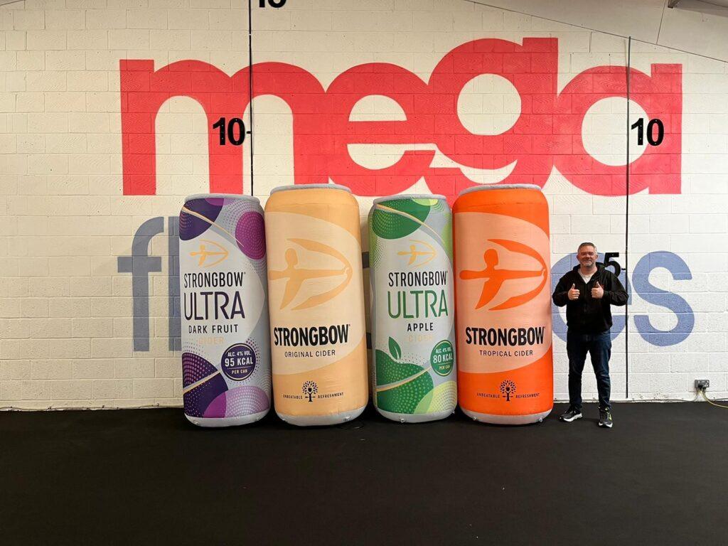 Branded inflatable can