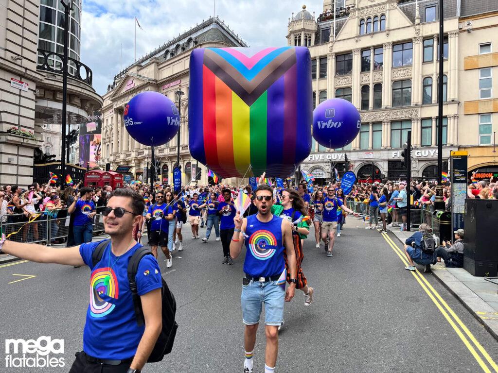 Pride helium balloon