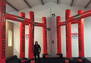 inflatable rugby posts small