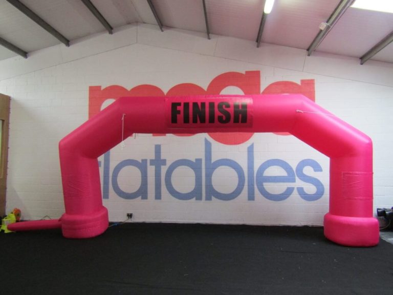Giant Inflatable Pink Arch Finishing Line