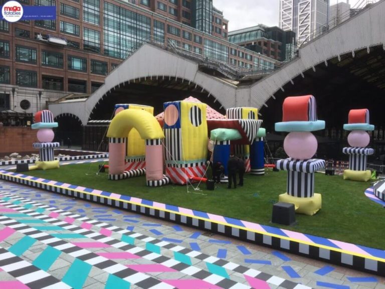 Giant Inflatable Geometric Castle Liverpool Street