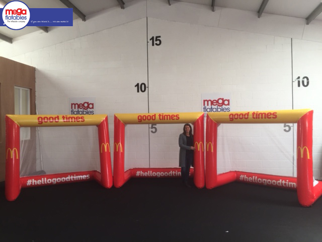 good times inflatable football goals