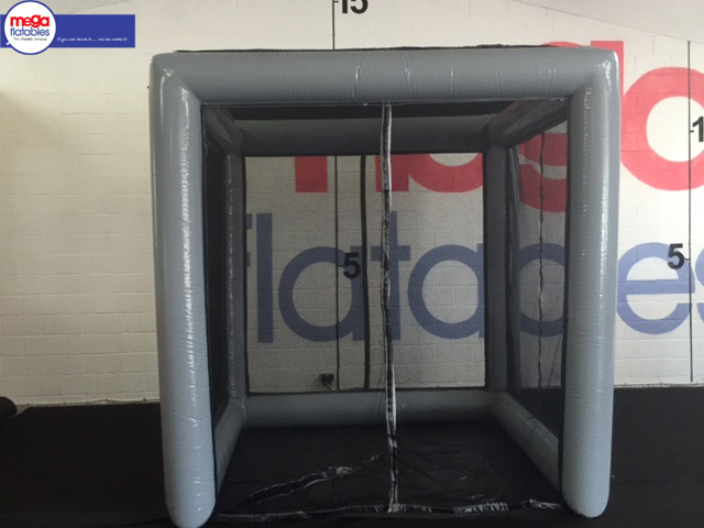 Inflatable cage for drones at exhibition Inflatable sports cages