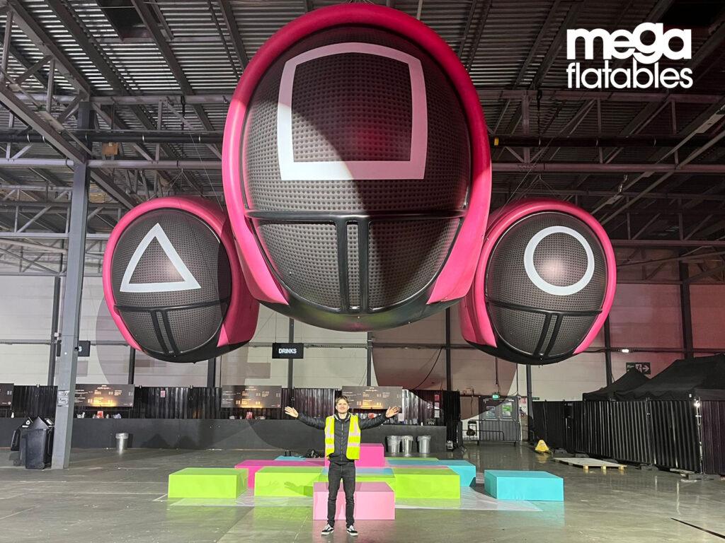 Large inflatable product replica