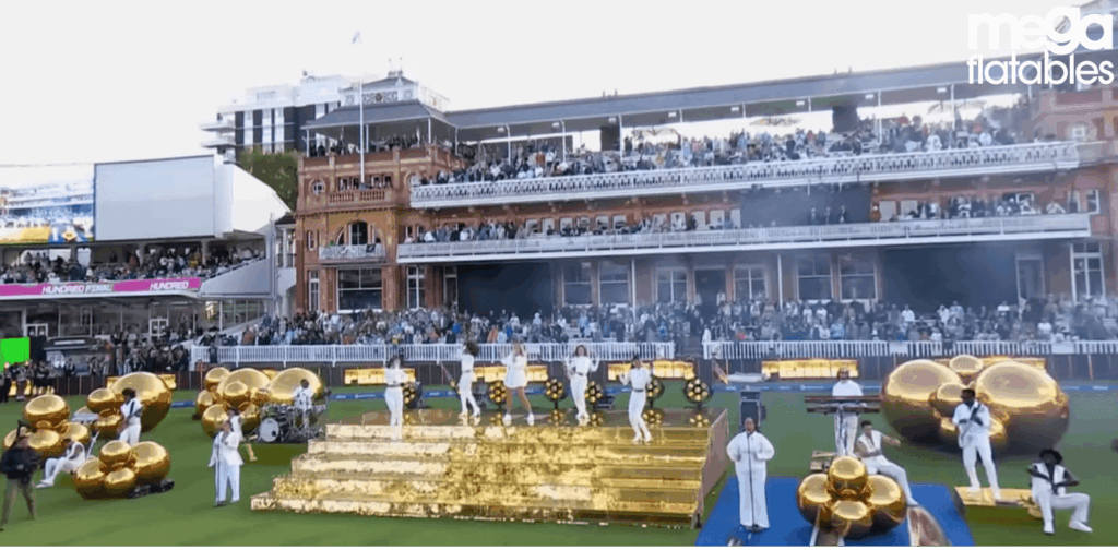 Gold Chrome spheres for the Lords The hundred final