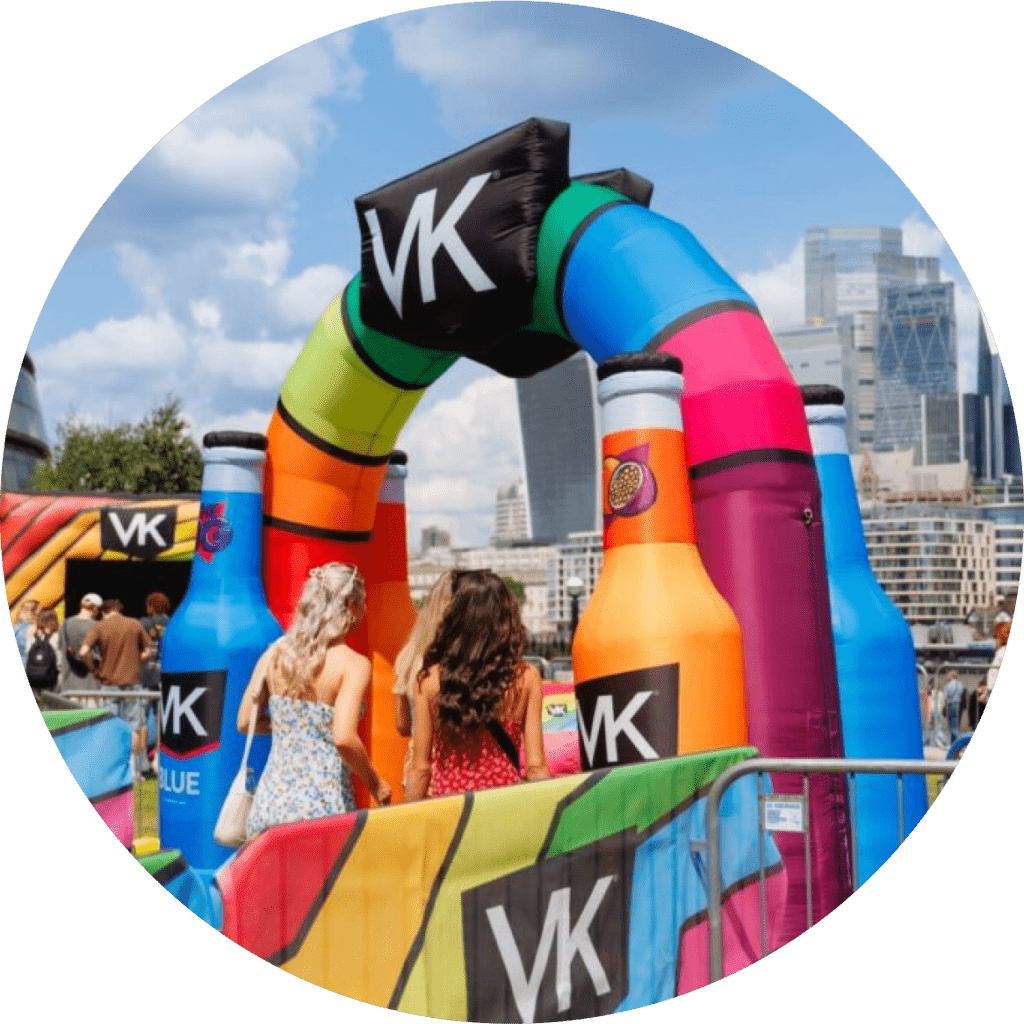 Inflatable arch for VK