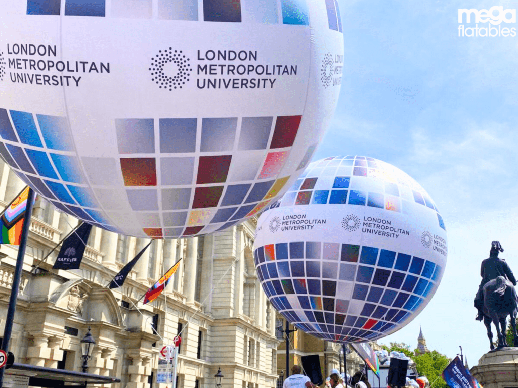 Metropolitan university inflatable spheres